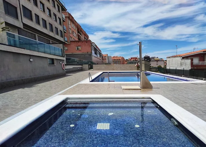 Apartmán Desconectaengalicia Atico La Perla, Piscina Y Pista Tenis *